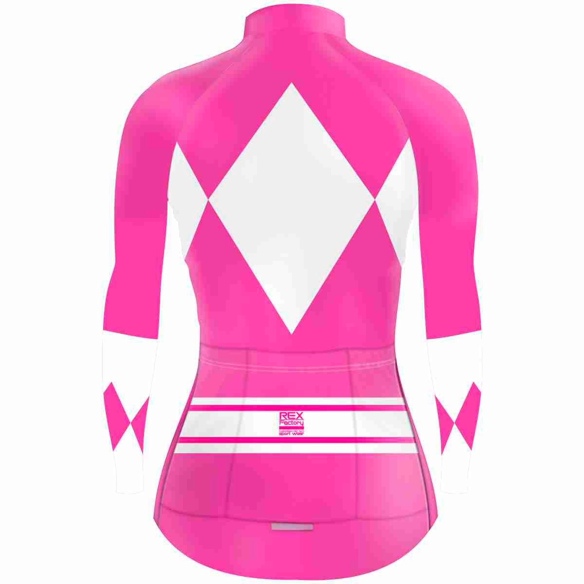 Jersey de Ciclismo Mujer Dama Manga Larga JDL832 POWER RANGER - Imagen 2