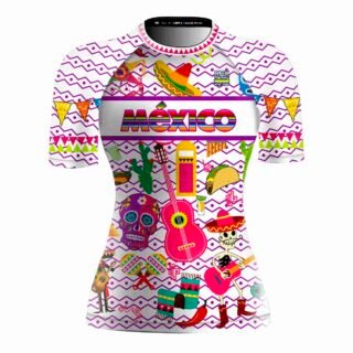 Playera Urbana Deportiva Dry Fit REX FACTORY Mujer Dama PUD173 FIESTA MEXICANA